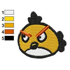 Angry Birds Embroidery Design 046